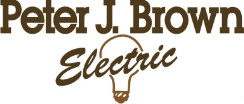 PeterJ Brown Electric logo